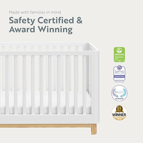 White 3-in-1 Convertible Crib E725765