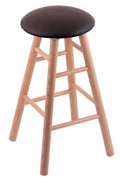 Oak Bar Stool with Espresso Seat R8416