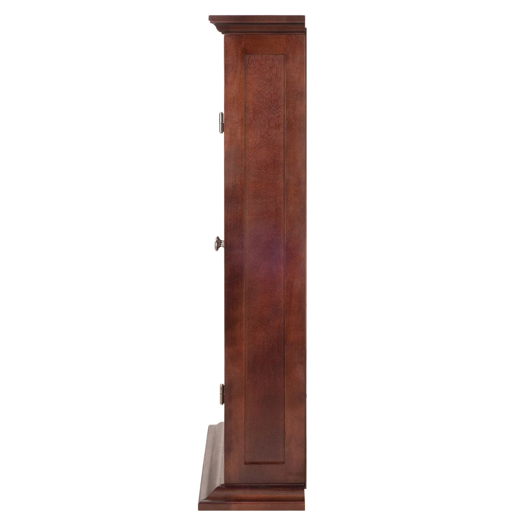 Walnut Finish Wood Media Cabinet K48566