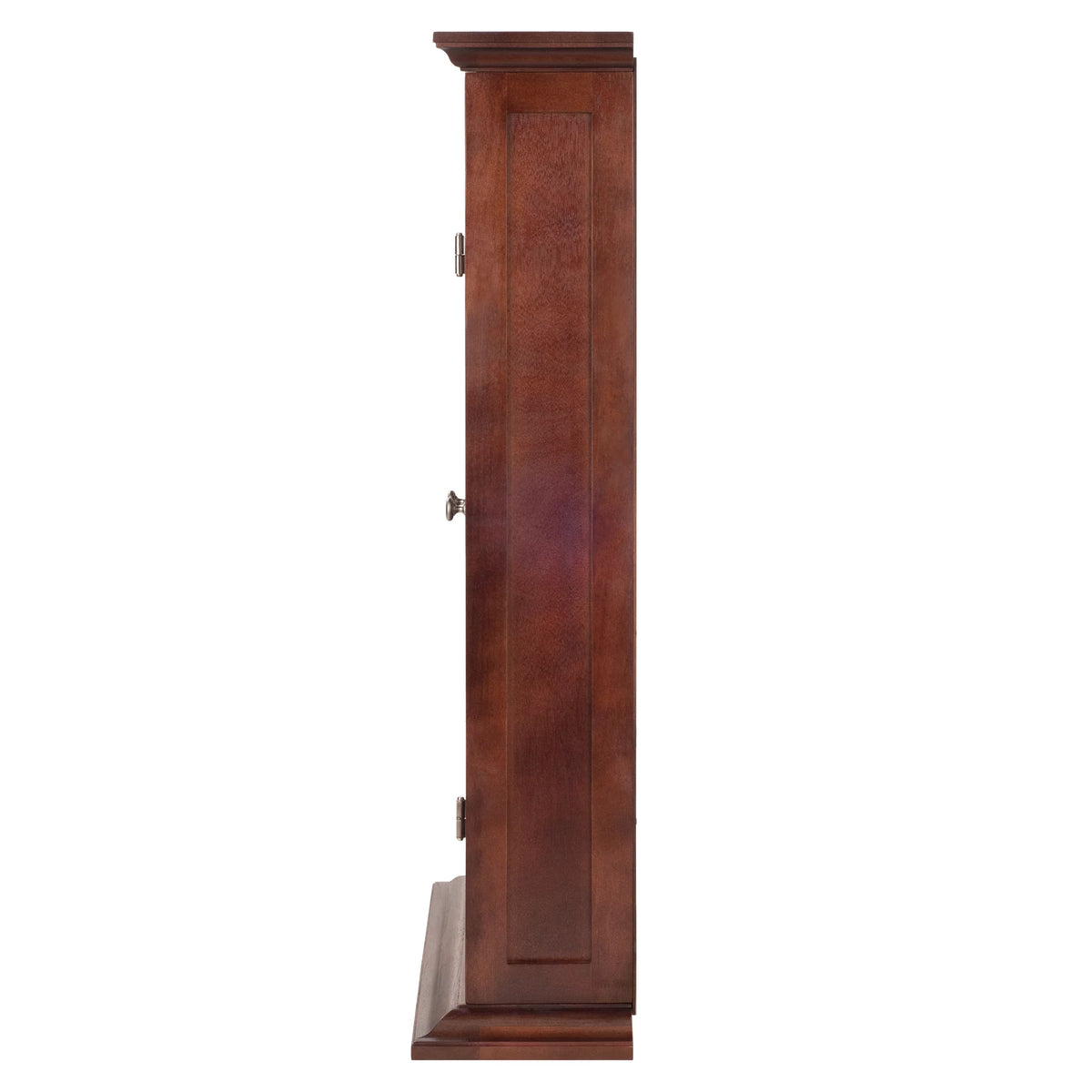 Walnut Finish Wood Media Cabinet K48566