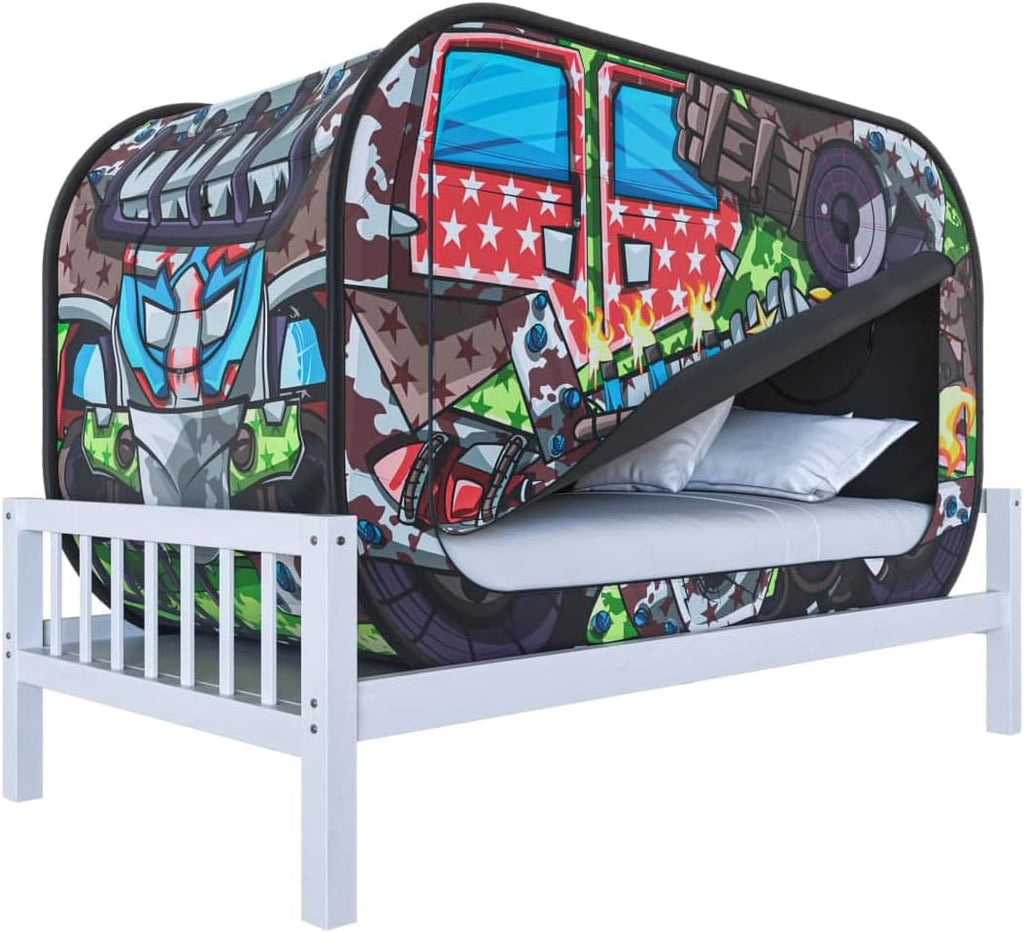 Twin Pop Up Breathable Light Reducing Pongee Bed Tent G48004
