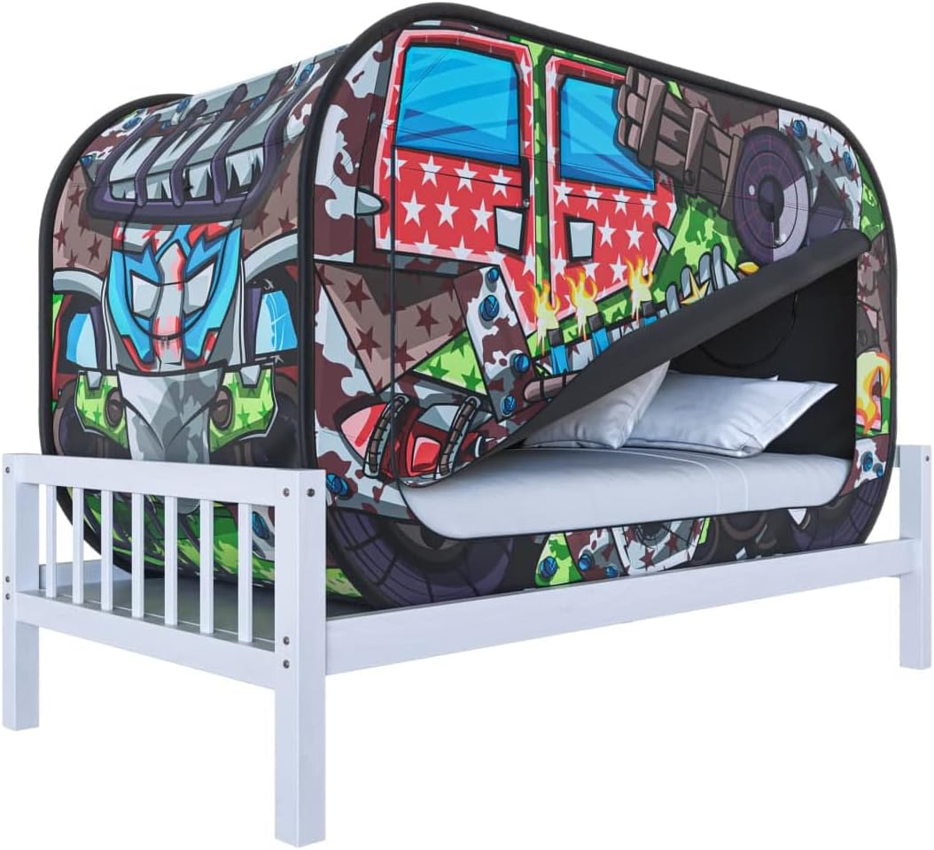 Twin Pop Up Breathable Light Reducing Pongee Bed Tent G48004