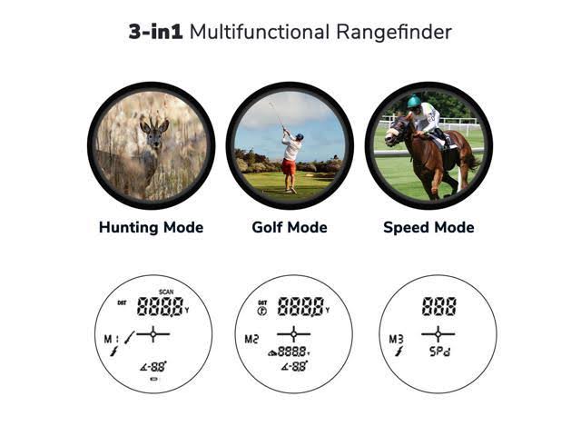 1000 Yards 6x Golf Rangefinder R5177