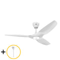 White Outdoor Ceiling Fan with Downrod N942754