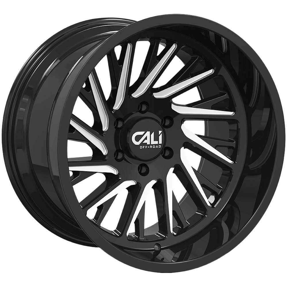 22x12 8x170 Black Milled Wheel E9918