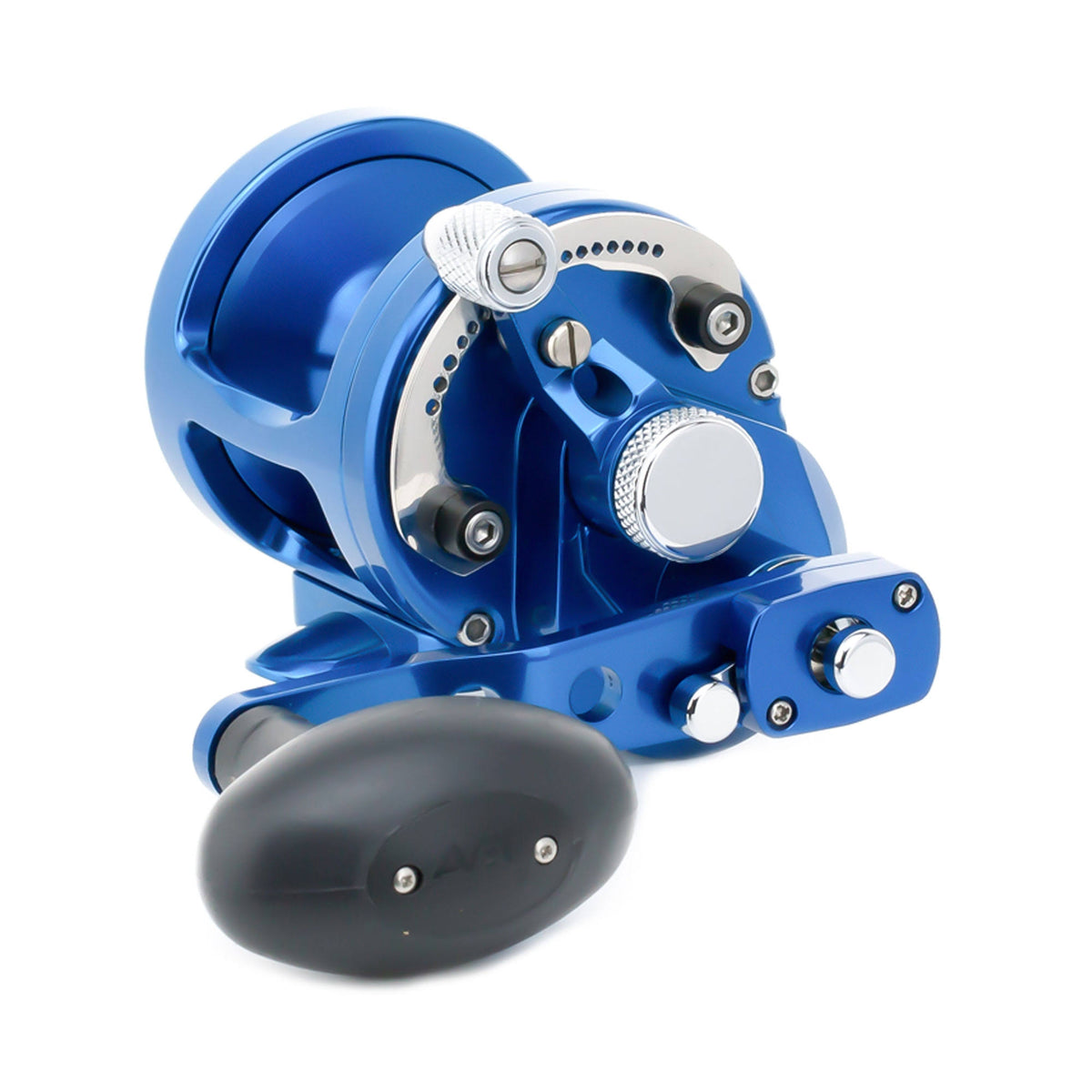 Silver Left-Hand Lever Drag Casting Reel O314