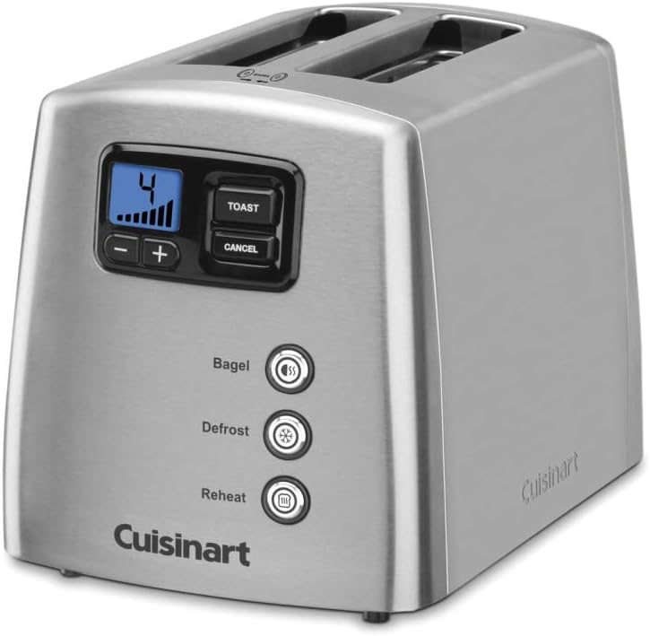 Brushed Stainless Steel 2-Slice Toaster Y50207