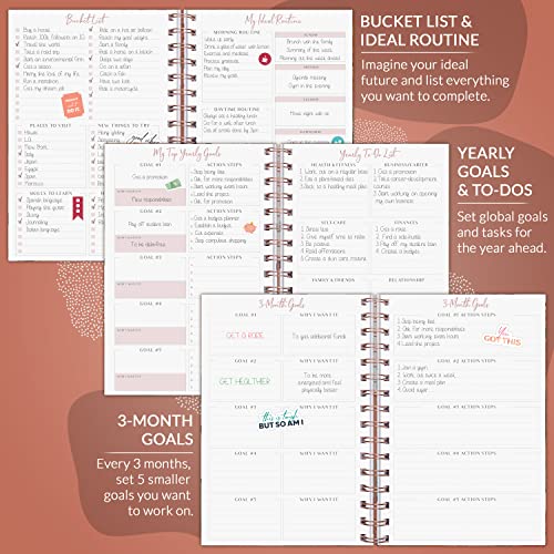 Undated Weekly Planner 6.1" x 8.1" Wild Purple Q233