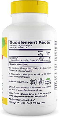 150 mg French Maritime Pine Bark Extract Veggie Caps R396