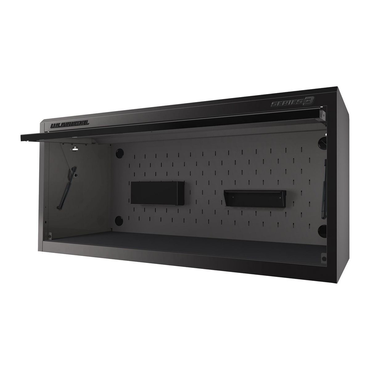 56 in. x 22 in. Blue Work Center Hutch M571574