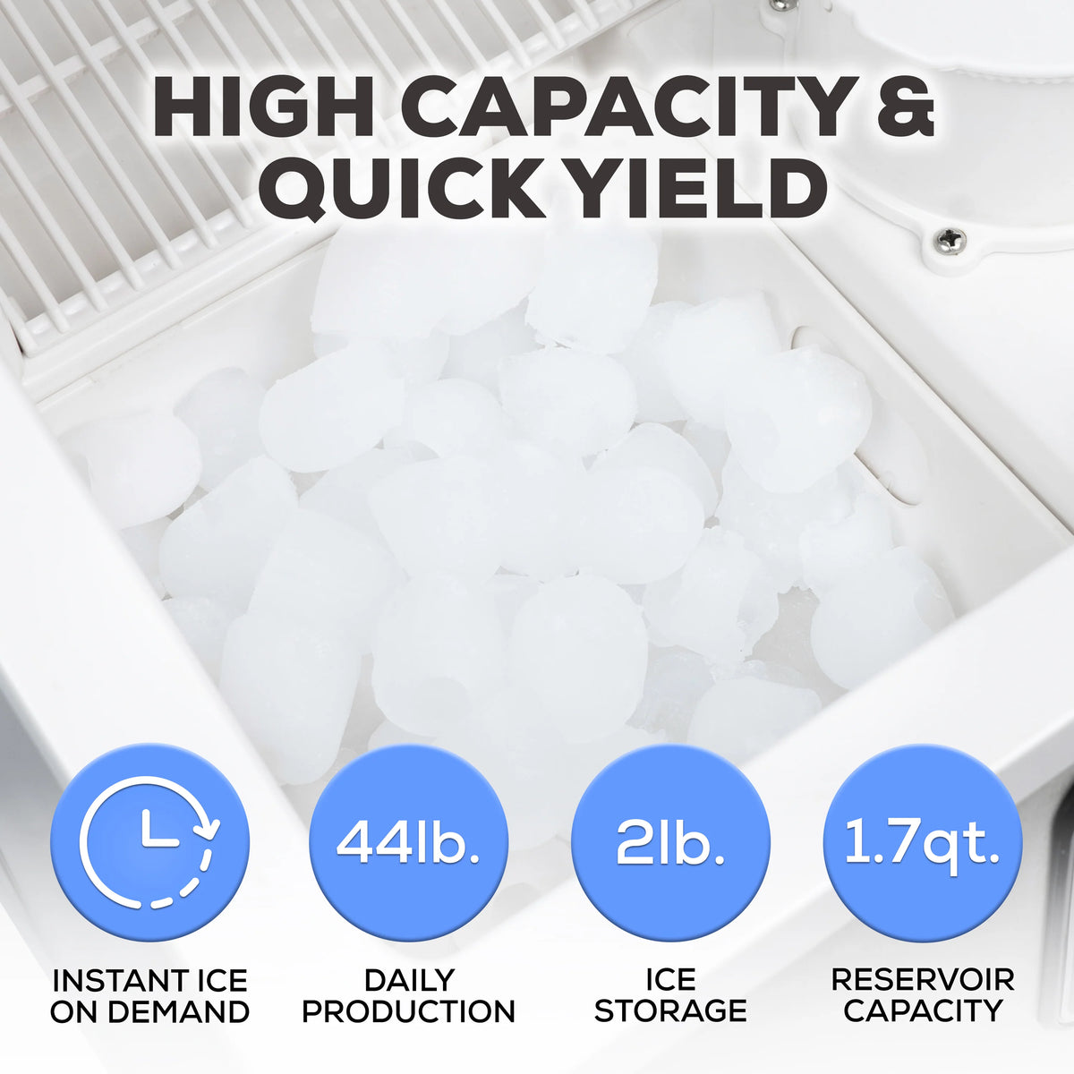 44 lb. Ice Maker and Ice Shaver E890