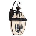 Antique Bronze Three Light Outdoor Wall Lantern X930385