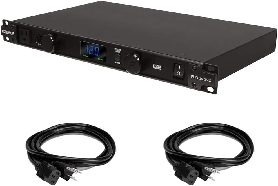 Power Conditioner with Voltmeter/Ammeter and Extension Cable Bundle P9899