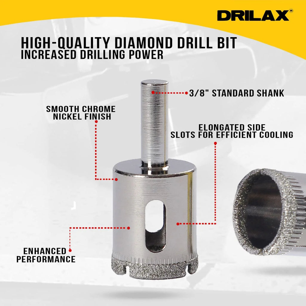 Diamond Drill Bit 10 Pieces Set L8328