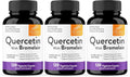 Quercetin with Bromelain 1000mg Vegetarian Capsules 120 Count Pack of 3 I1320