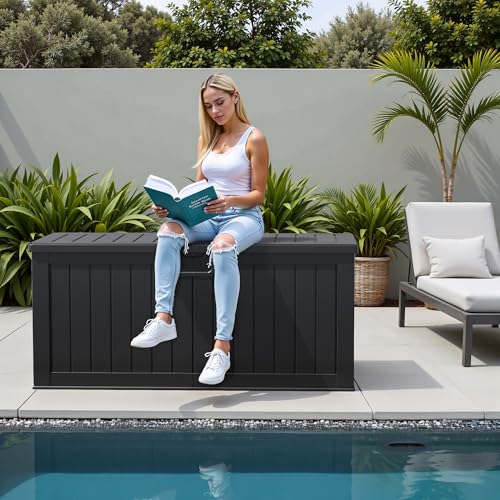 120 Gallon Waterproof Resin Deck Box H783820