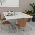 6 Person Rectangular Conference Table Metal Base Z548