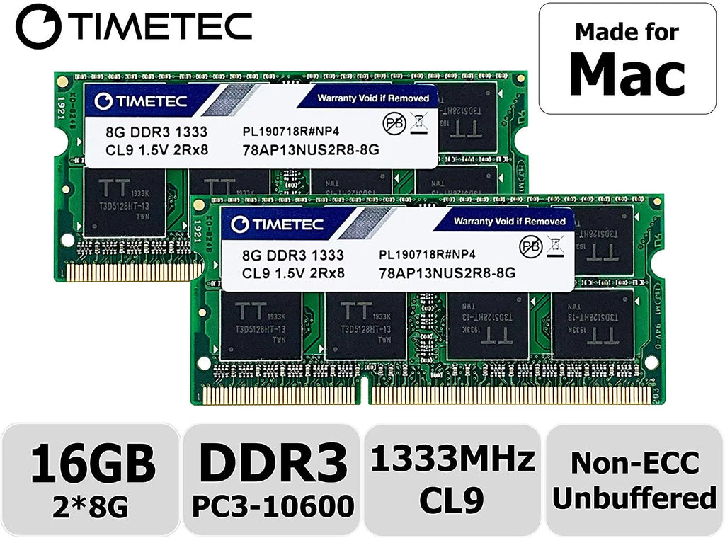 16GB KIT(2x8GB) DDR3 1333MHz PC3-10600 E509