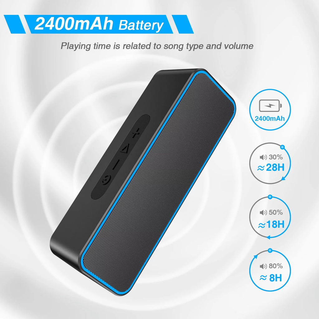 Portable Bluetooth Speaker with Loud Stereo Sound B3157
