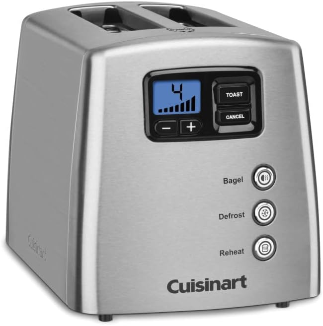 Brushed Stainless Steel 2-Slice Toaster Y50207