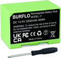 3200mAh Lithium ion Replacement Battery Pack of 2 W9855