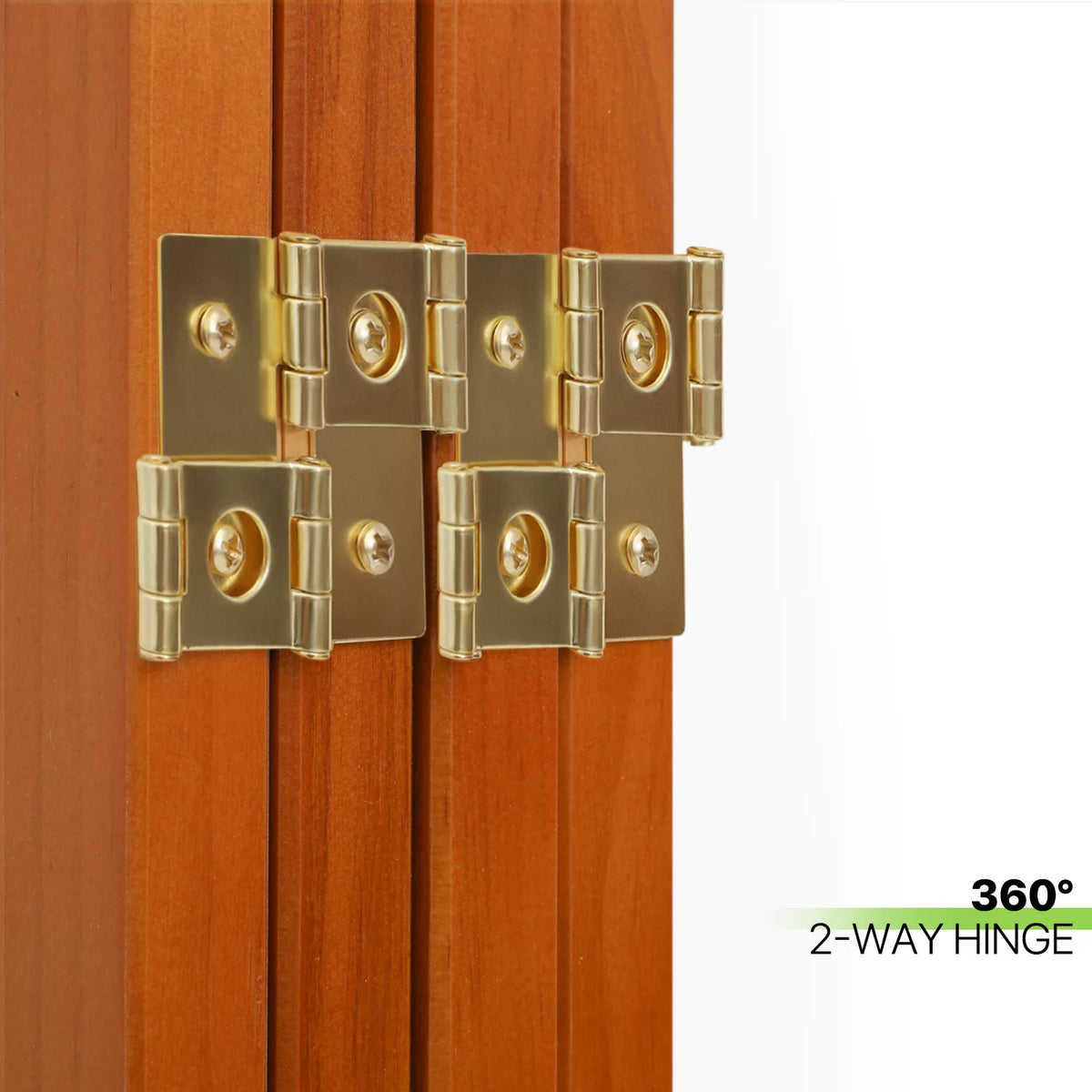 5.8 ft Tall 4 Panel Wood Room Divider D303