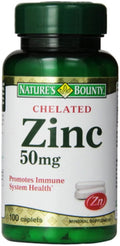Chelated Zinc 50 mg Caplets 100 ea Pack of 6 S736989