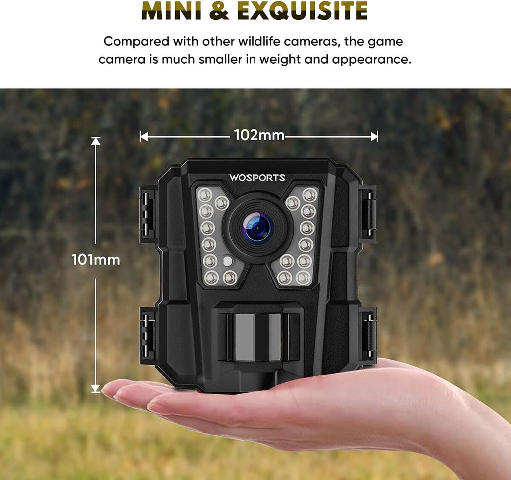 2 Pack Mini Trail Camera 1080P Waterproof A5349