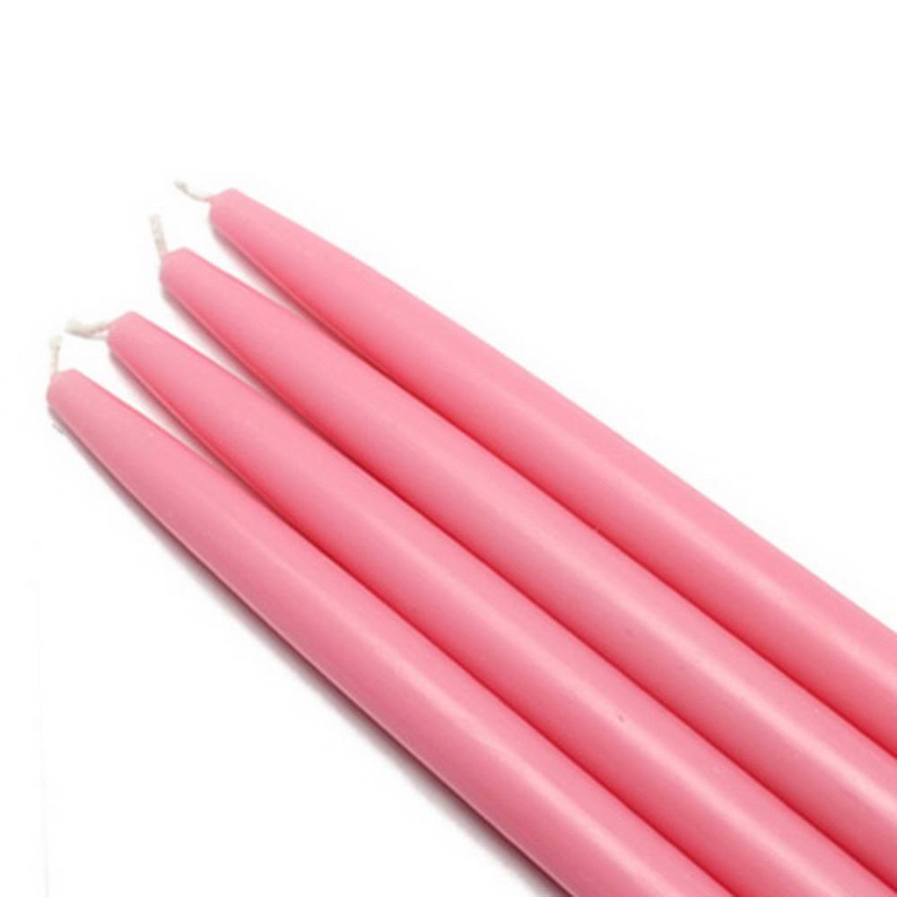 10 inch Pink Taper Candles, 144Pcs/Case A87441
