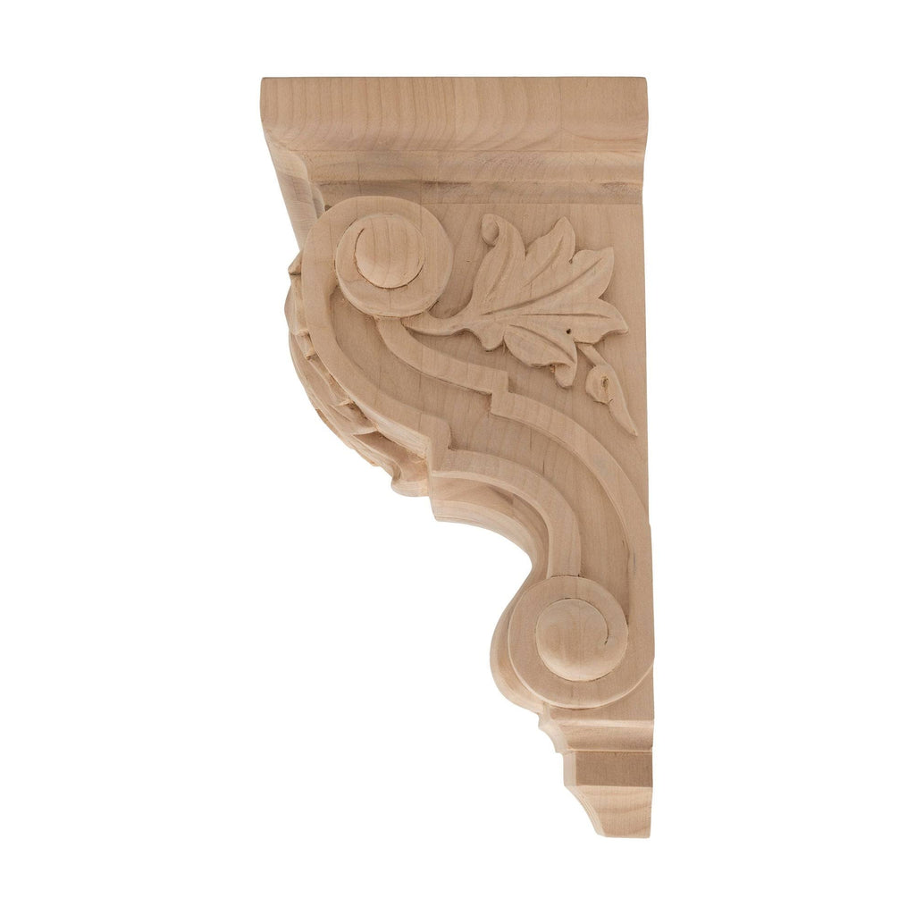 Unfinished Solid Alder Wood Corbel D47174