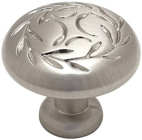 Satin Nickel Round Cabinet Knob 25 Pack S261256