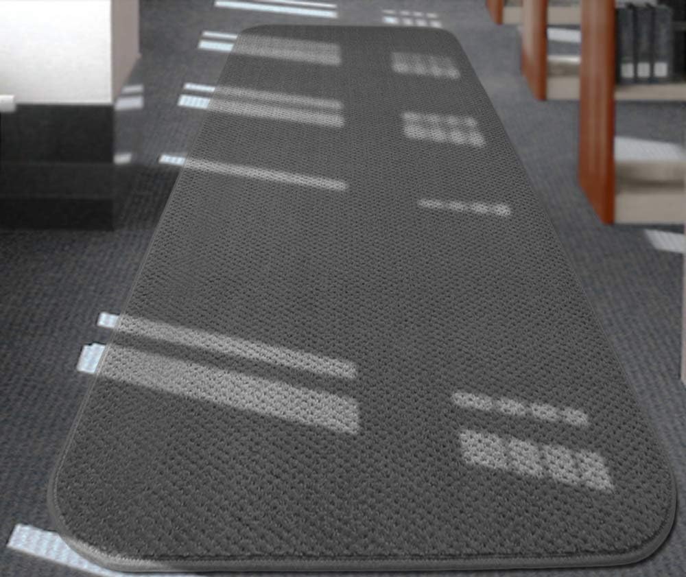 Gray 16 Feet X 27 Inches Carpet Runner V24556