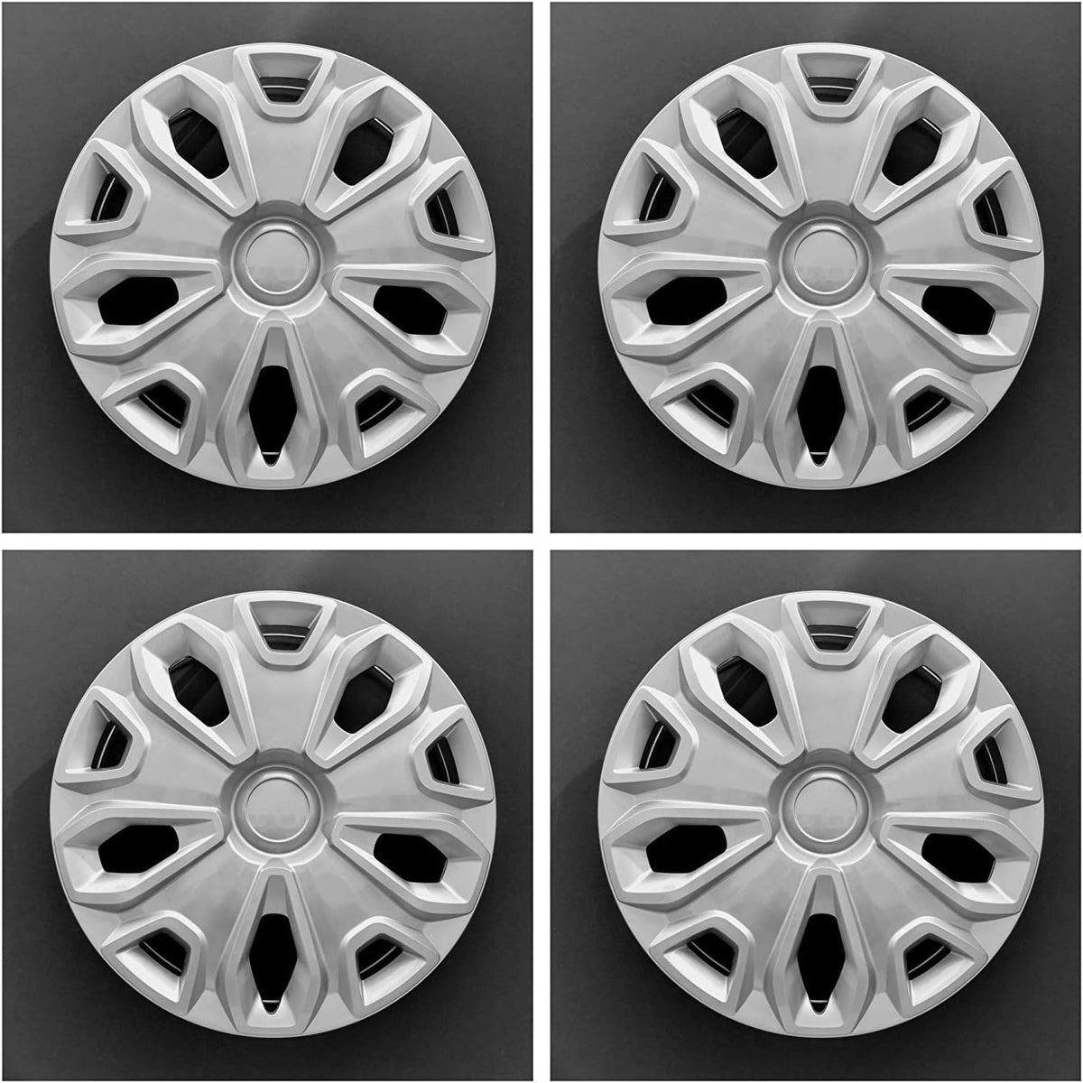 16 Inch Silver 5 Y Spoke Wheel Covers Set Of 4 N221