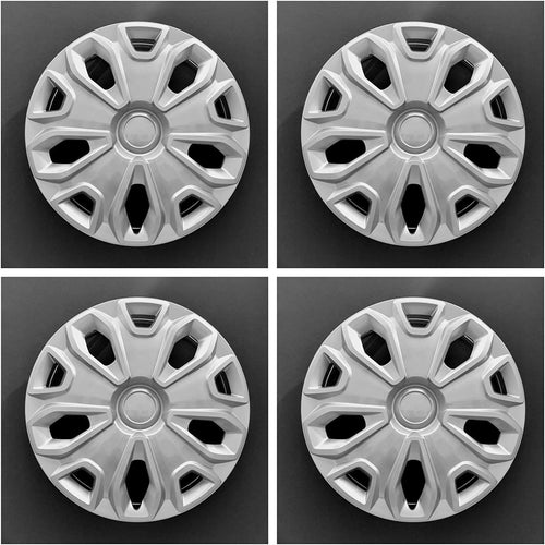 16 Inch Silver 5 Y Spoke Wheel Covers Set Of 4 N221
