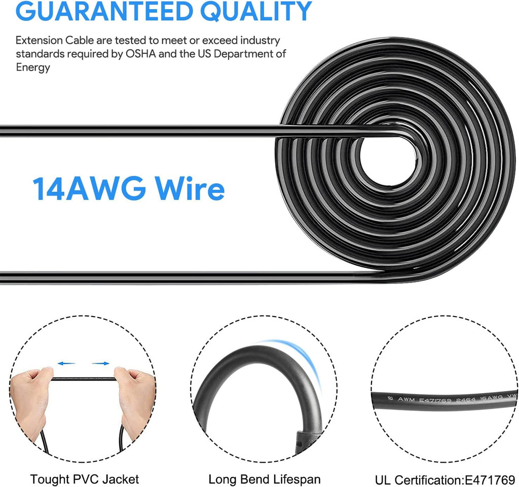 Extension Cable 10FT 3M DC 8.0mm Connector Power Cord Y444