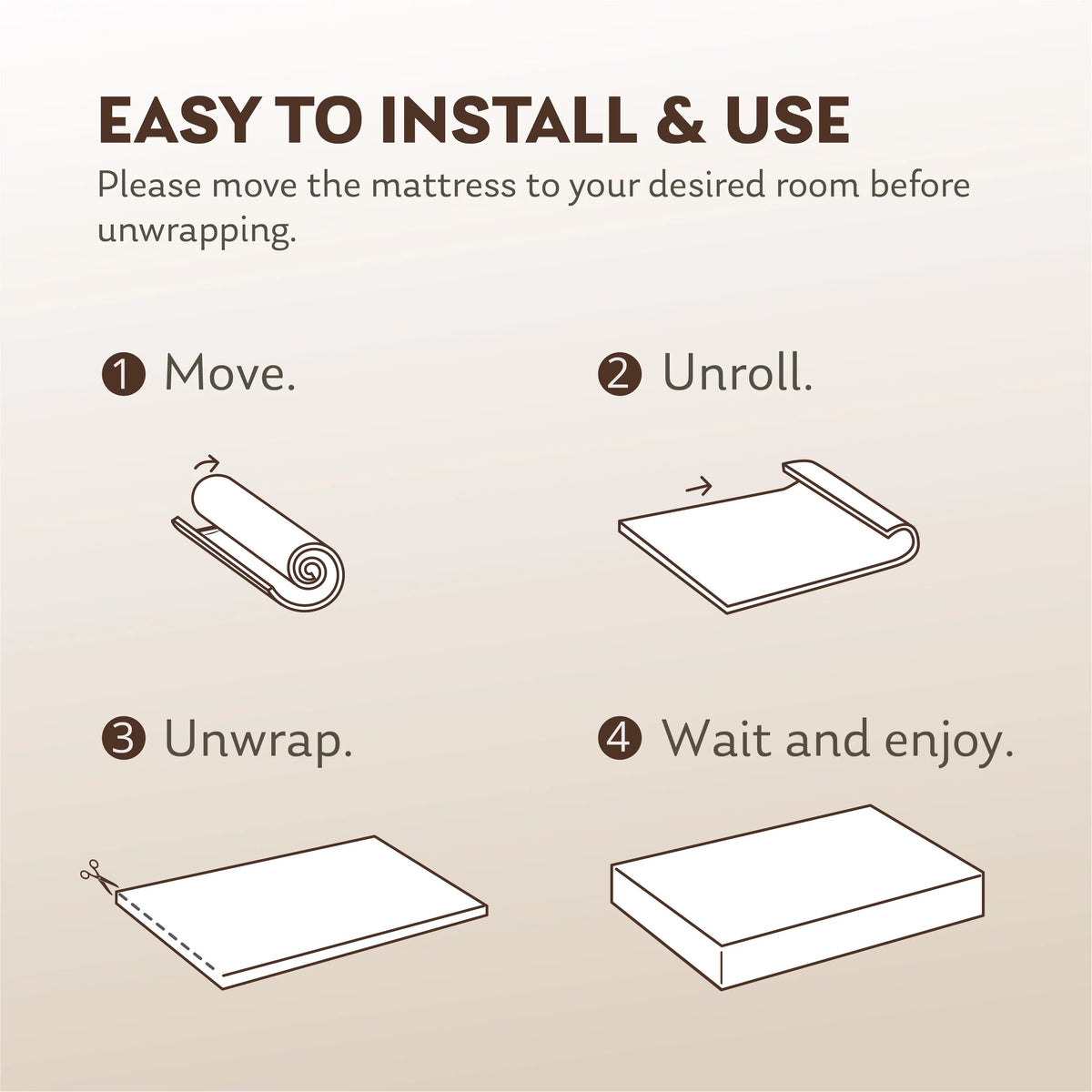 3 inch Twin Size Tri-Folding Memory Foam Mattress V55704