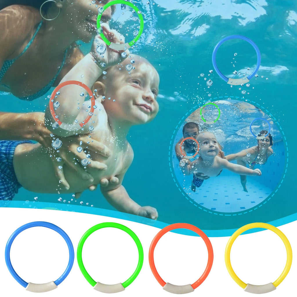 Colorful Pool Sink Ring Toy for Kids K22936