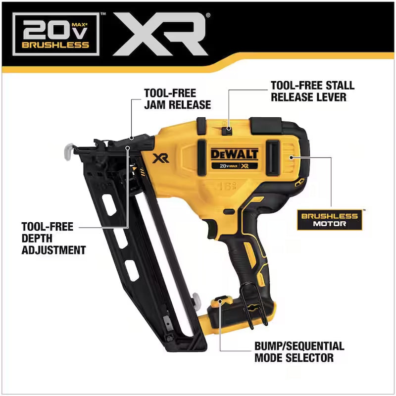 20V MAX Cordless 16-Gauge Angled Finishing Nailer B420