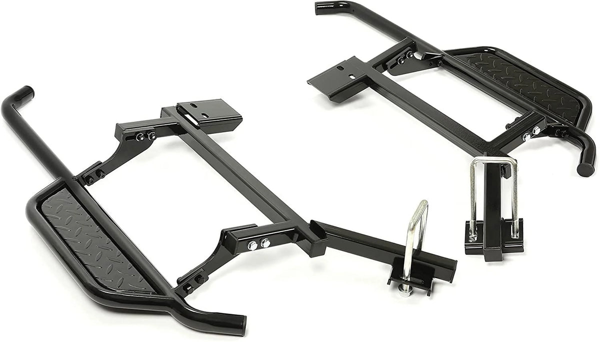 Black Steel Nerf Bars Step Down Kit M27159