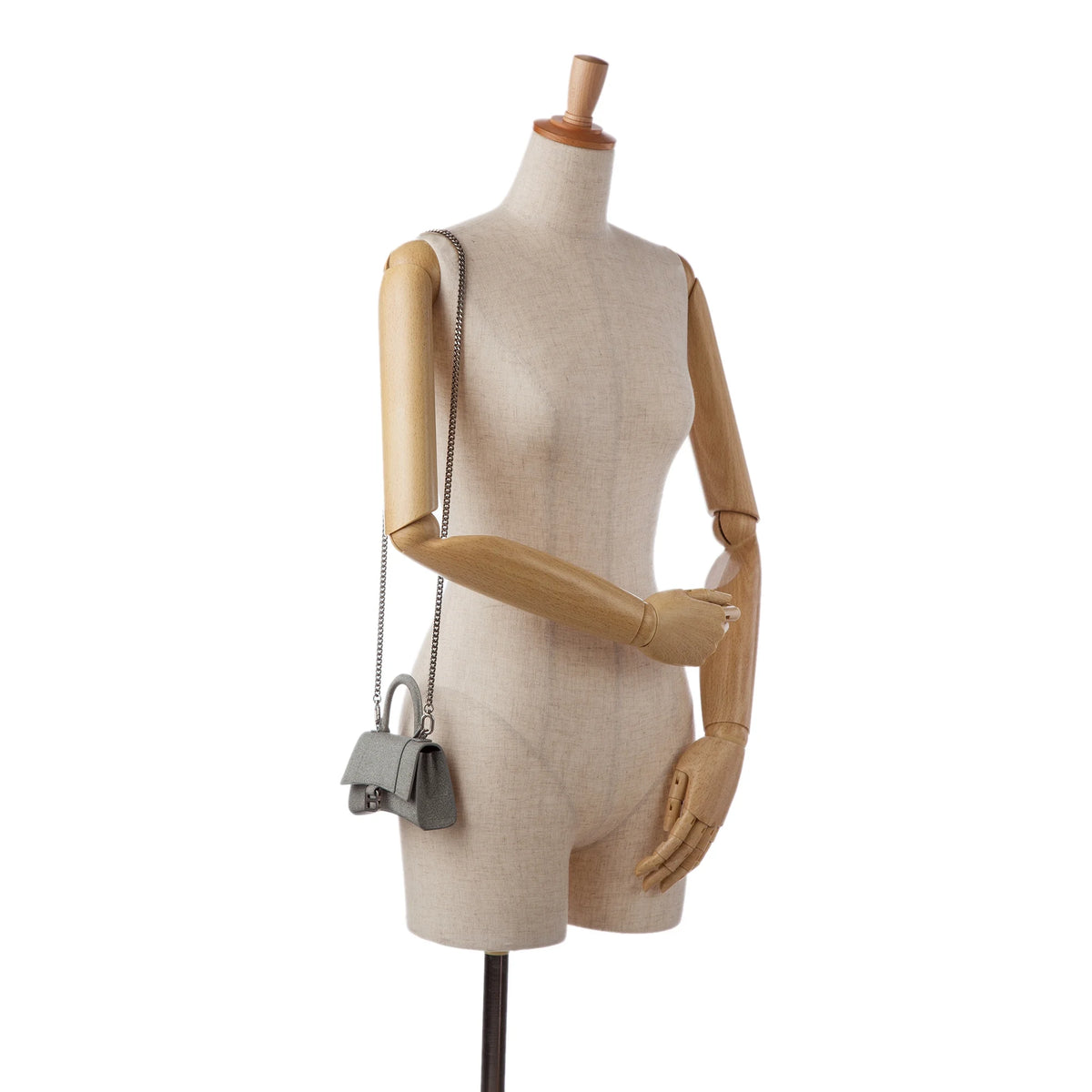 Gray Polyester Satchel M316594