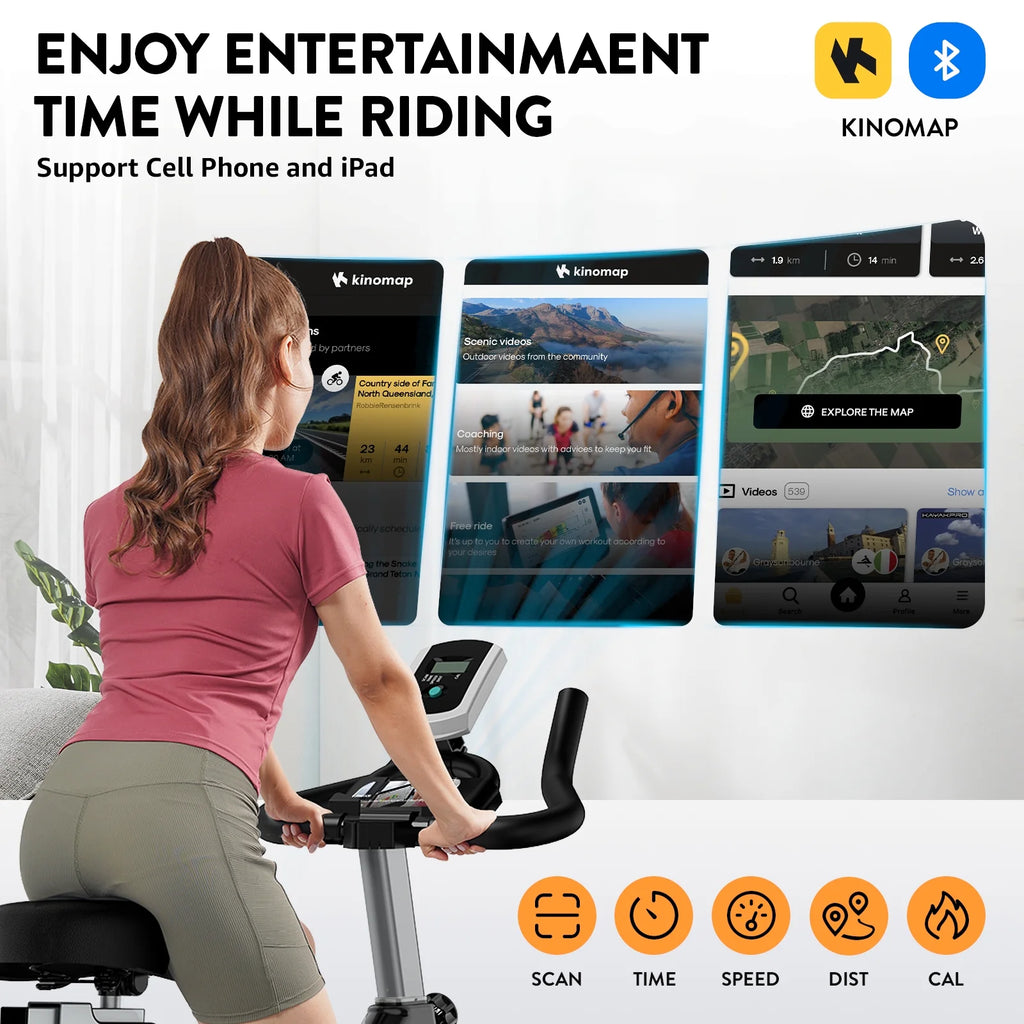 Indoor Cycling Exercise Bike 35 Lbs Flywheel J65860