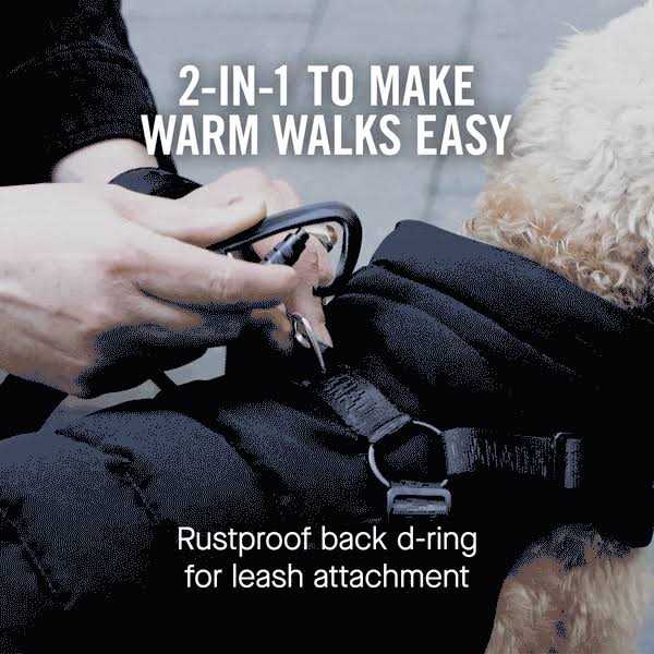 Black Puffer Harness X3343