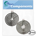 2-Pack 8 inch 6 Turns & 6 inch 5 Turns Surface Burner Elements O307