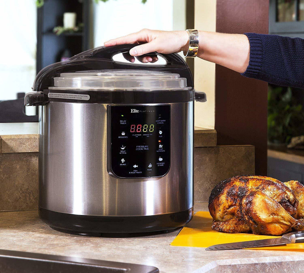 10 Quart Black Electric Pressure Cooker Z11959
