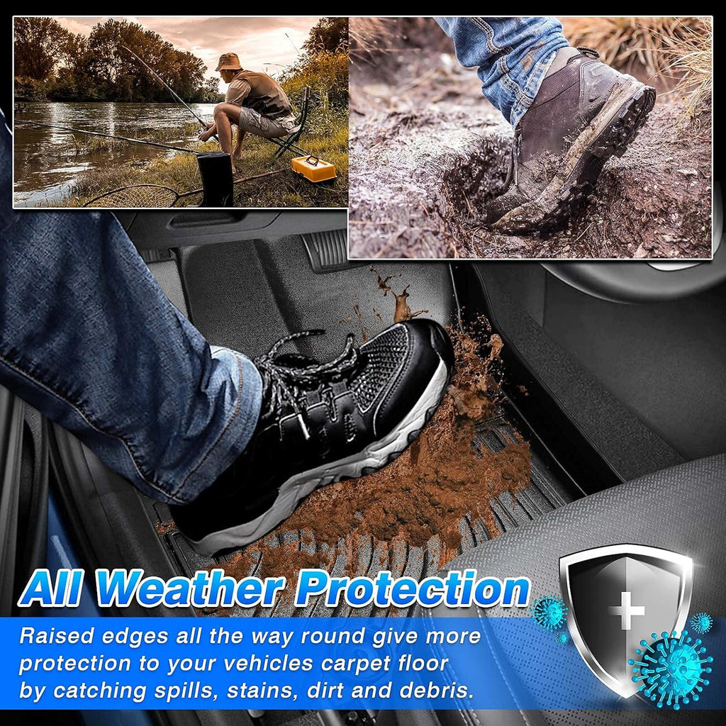All Weather Floor Liners for Ford Ranger Super Crew TPE F252