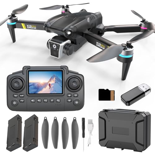 1080p Brushless Drone with Camera, 2 Batteries N105