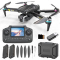 1080p Brushless Drone with Camera, 2 Batteries N105