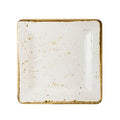 White 7x22 Melamine Square Plate C152