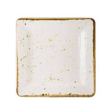 White 7x22 Melamine Square Plate C152