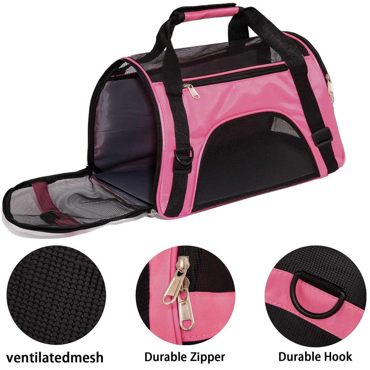 Soft-Sided Pet Travel Carrier F457